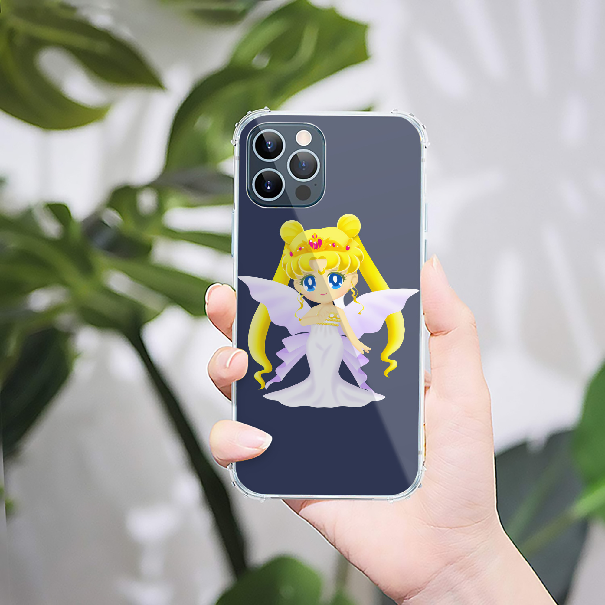 （画像用） 美少女戦士セーラームーン 愛野 美奈子 あいの みなこ Sailor Moon Aino Minako 【iPhone 12シリーズ対応】透明スマホケース（クリアソフトケース）